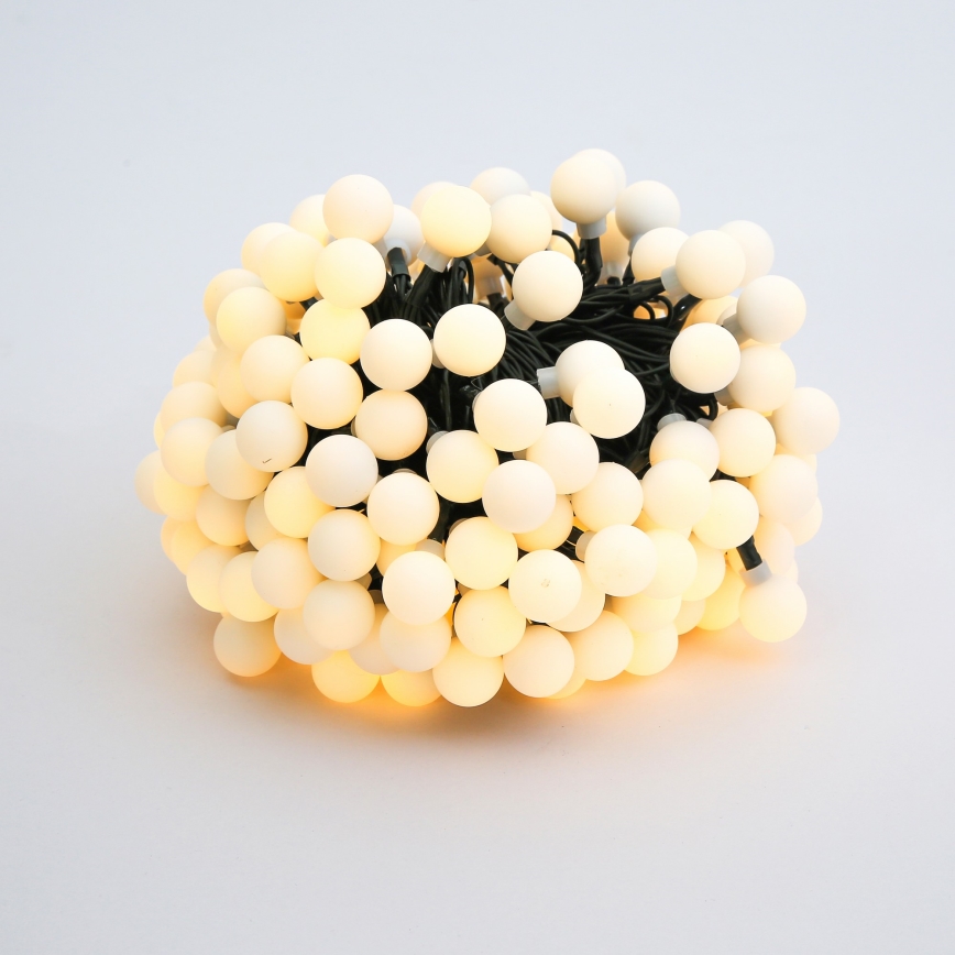 Brilagi - LED Solar Decoratieve lichtsnoer BUBBLE 200xLED/8 Functies 20m IP65 warm wit