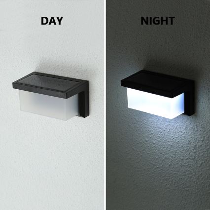 Brilagi - LED Solar wandlamp met sensor BRICK LED/12W/5,5V 1200 mAh IP65