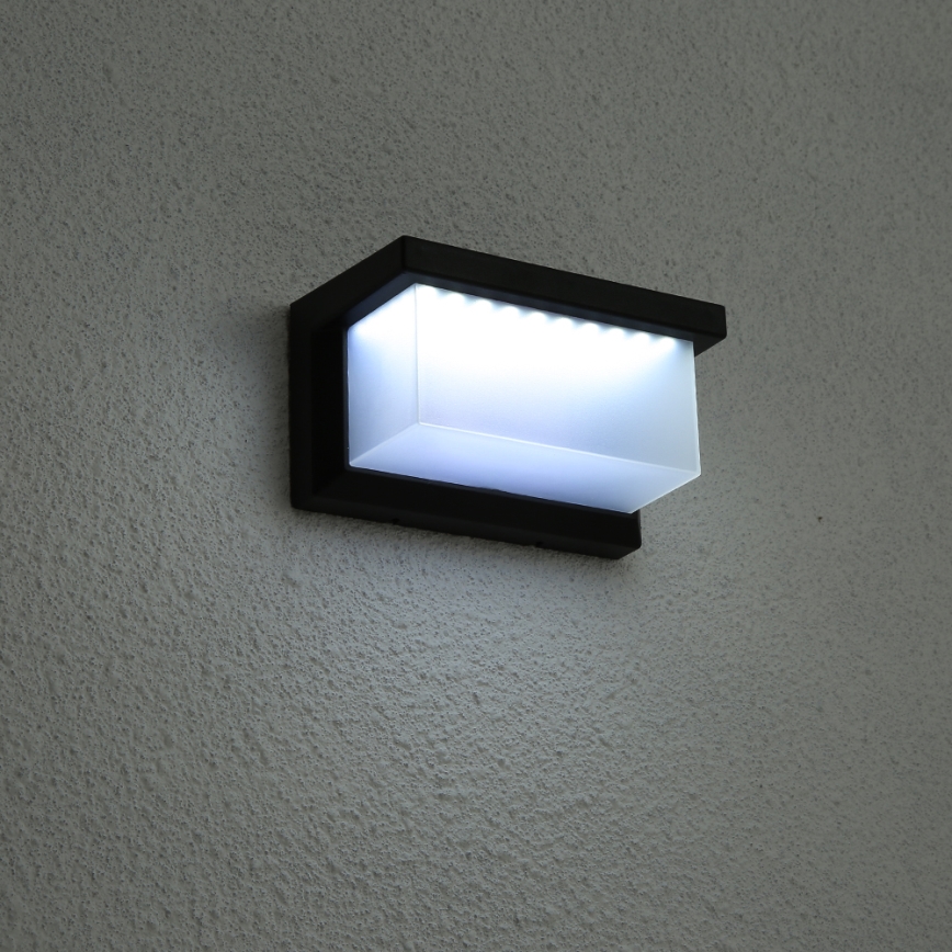 Brilagi - LED Solar wandlamp met sensor BRICK LED/12W/5,5V 1200 mAh IP65