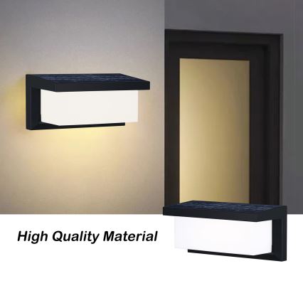 Brilagi - LED Solar wandlamp met sensor BRICKY LED/5W/6V 4000 mAh IP65