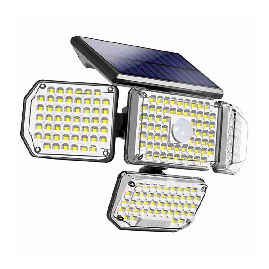 Brilagi - LED Solar wandlamp met sensor WALLIE LED/5W/5,5V 2400 mAh IP65