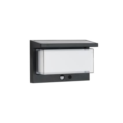 Brilagi - LED Solar wandlamp met sensor ZON LUME LED/10W/3,7V 4000 mAh IP44