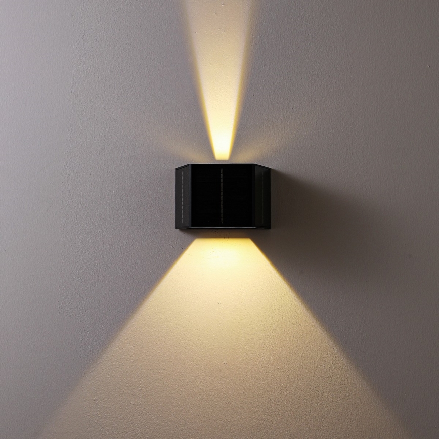Brilagi - LED Solar Wandlamp SOLAR CUBE LED/2W/3,2V 1300 mAh IP54