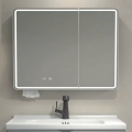 BRILAGI - LED-spiegelkast voor de badkamer met achterverlichting NOTO DOUBLE 78x70 cm