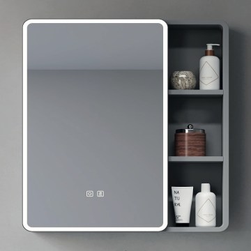 BRILAGI - LED-spiegelkast voor de badkamer met geïntegreerde verlichting AVOLA SINGLE 75x70 cm