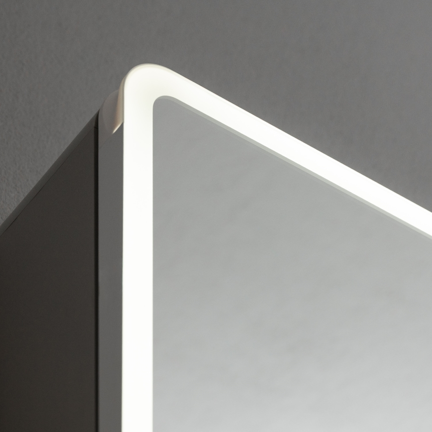 BRILAGI - LED-spiegelkast voor de badkamer met geïntegreerde verlichting AVOLA SINGLE 75x70 cm