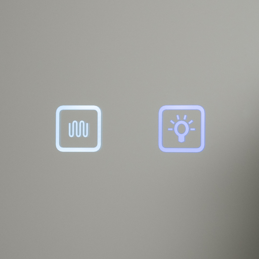 BRILAGI - LED-spiegelkast voor de badkamer met geïntegreerde verlichting AVOLA SINGLE 75x70 cm