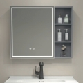 BRILAGI - LED-spiegelkast voor de badkamer met geïntegreerde verlichting NOTO SINGLE 60x65 cm