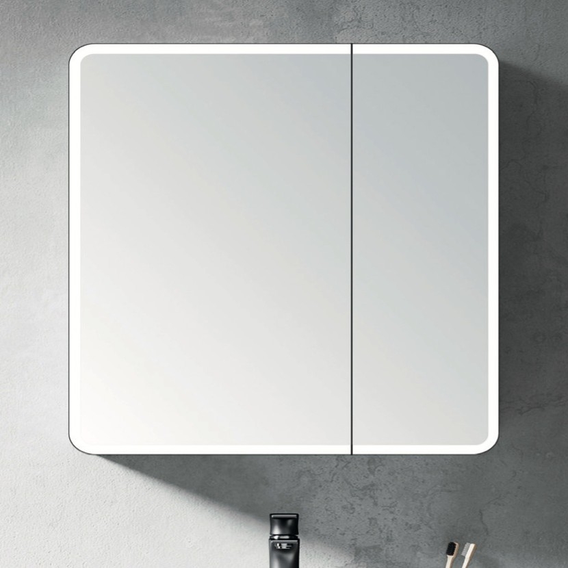 BRILAGI - LED-spiegelkast voor de badkamer met verlichting NOTO DOUBLE 78x70 cm