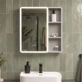 BRILAGI - LED-spiegelkast voor de badkamer met verlichting NOTO SINGLE 60x65 cm