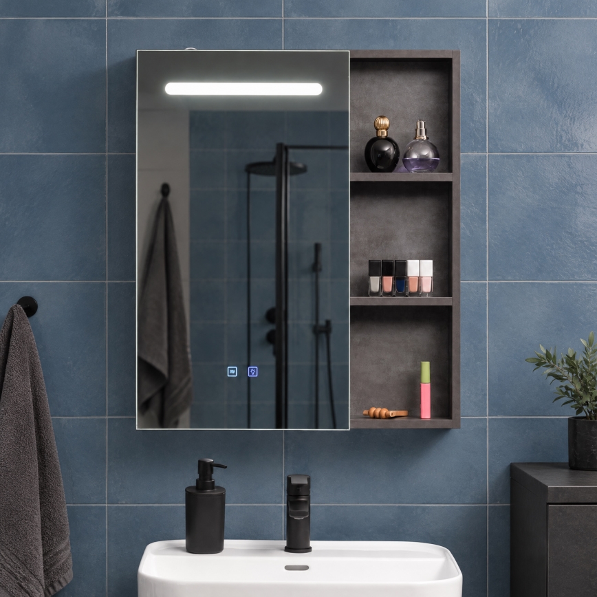 BRILAGI - LED-spiegelkast voor de badkamer met verlichting TRABIA SINGLE 60x70 cm