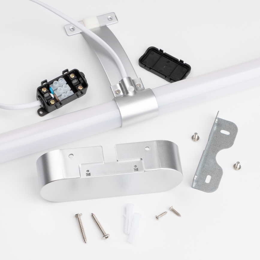 Brilagi - 2-in-1 LED-spiegelverlichting TUBEO LED/6W/230V 40 cm IP44 zilver