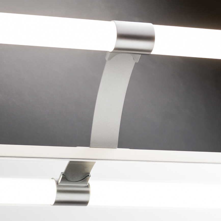 Brilagi - LED-badkamerspiegelverlichting 2-in-1 TUBEO LED/8W/230V 60 cm IP44 zilver