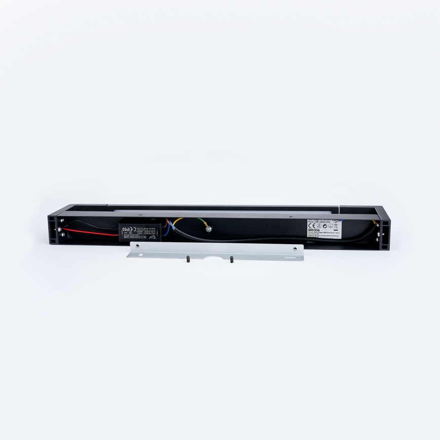 Brilagi - LED-spiegelverlichting voor de badkamer AQUA LINE LED/12W/230V 45 cm IP44 zwart CRI 90