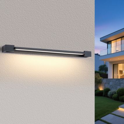 Brilagi - LED spiegelverlichting AQUA LINE LED/36W/230V 120 cm IP44 antraciet CRI 90