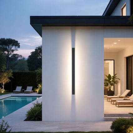 Brilagi - LED spiegelverlichting AQUA LINE LED/36W/230V 120 cm IP44 antraciet CRI 90