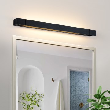 Brilagi - LED-spiegelverlichting voor de badkamer AQUA LINE LED/18W/230V 60 cm IP44 zwart CRI 90