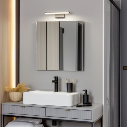Brilagi - LED-badkamerspiegelverlichting 3-in-1 VESTRA LED/6W/230V 30 cm IP44 zwart