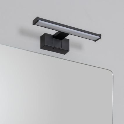 Brilagi - LED-badkamerspiegelverlichting 3-in-1 VESTRA LED/6W/230V 30 cm IP44 zwart
