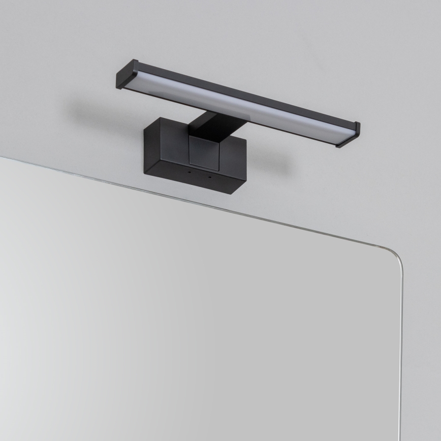 Brilagi - LED-badkamerspiegelverlichting 3-in-1 VESTRA LED/6W/230V 30 cm IP44 zwart