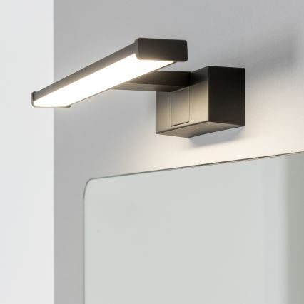 Brilagi - LED-badkamerspiegelverlichting 3-in-1 VESTRA LED/6W/230V 30 cm IP44 zwart