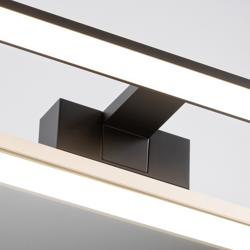 Brilagi - LED-badkamerspiegelverlichting 3-in-1 VESTRA LED/6W/230V 30 cm IP44 zwart