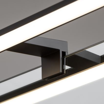 Brilagi - LED-badkamerspiegelverlichting 3-in-1 VESTRA LED/6W/230V 30 cm IP44 zwart