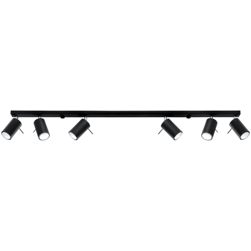 Brilagi -  LED spot ASMUS 6xGU10/7W/230V zwart