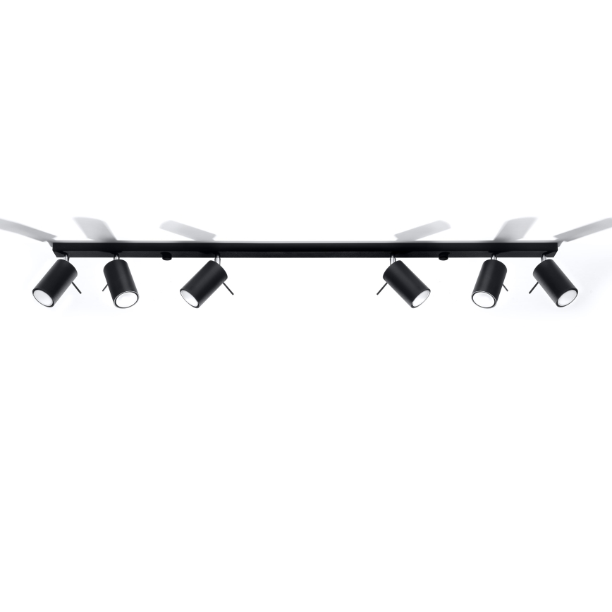 Brilagi -  LED spot ASMUS 6xGU10/7W/230V zwart