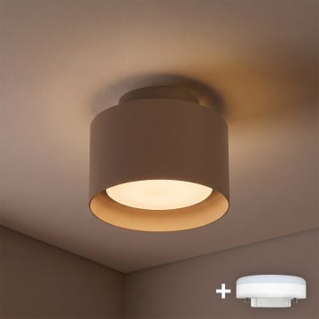 BRILAGI - LED spot BACKLIT 1xGX53/15W/230V + LED/3W Ø 10 cm beige
