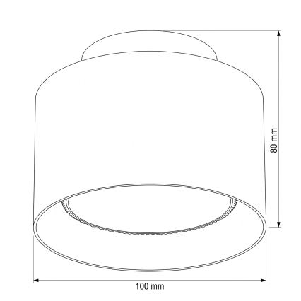 BRILAGI - LED-spot BACKLIT 1xGX53/15W/230V + LED/3W Ø 10 cm eikendecor