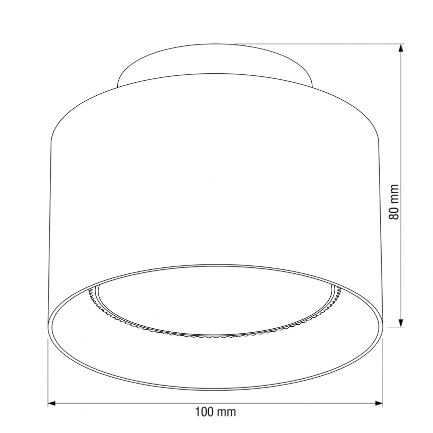 BRILAGI - LED-spot BACKLIT 1xGX53/15W/230V + LED/3W Ø 10 cm eikendecor