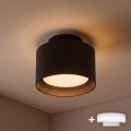 BRILAGI - LED-spot BACKLIT 1xGX53/15W/230V + LED/3W Ø 10 cm zwart