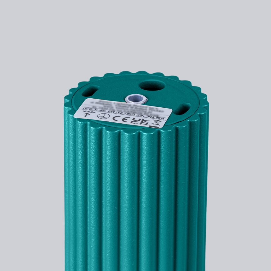 Brilagi - LED-spot CRESTO 1x GU10/10W/230V 10 cm turkoois