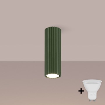 Brilagi - LED-spot CRESTO 1xGU10/10W/230V 20 cm groen