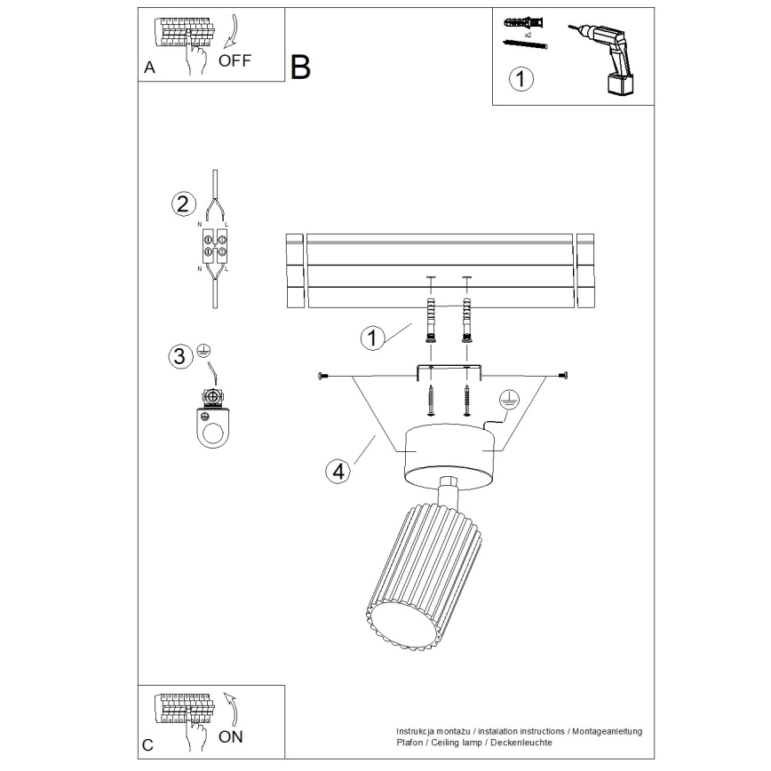 Brilagi - LED-spot CRESTO 1xGU10/10W/230V crèmekleurig