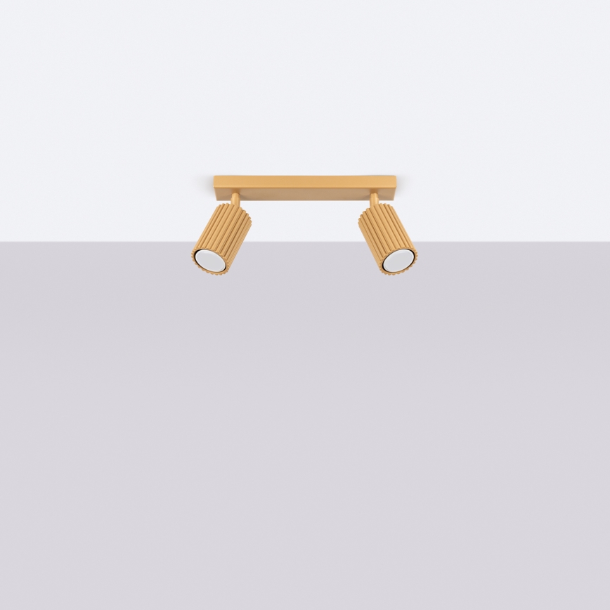 Brilagi - LED-spot CRESTO 2x GU10 (10W, 230V) goudkleurig