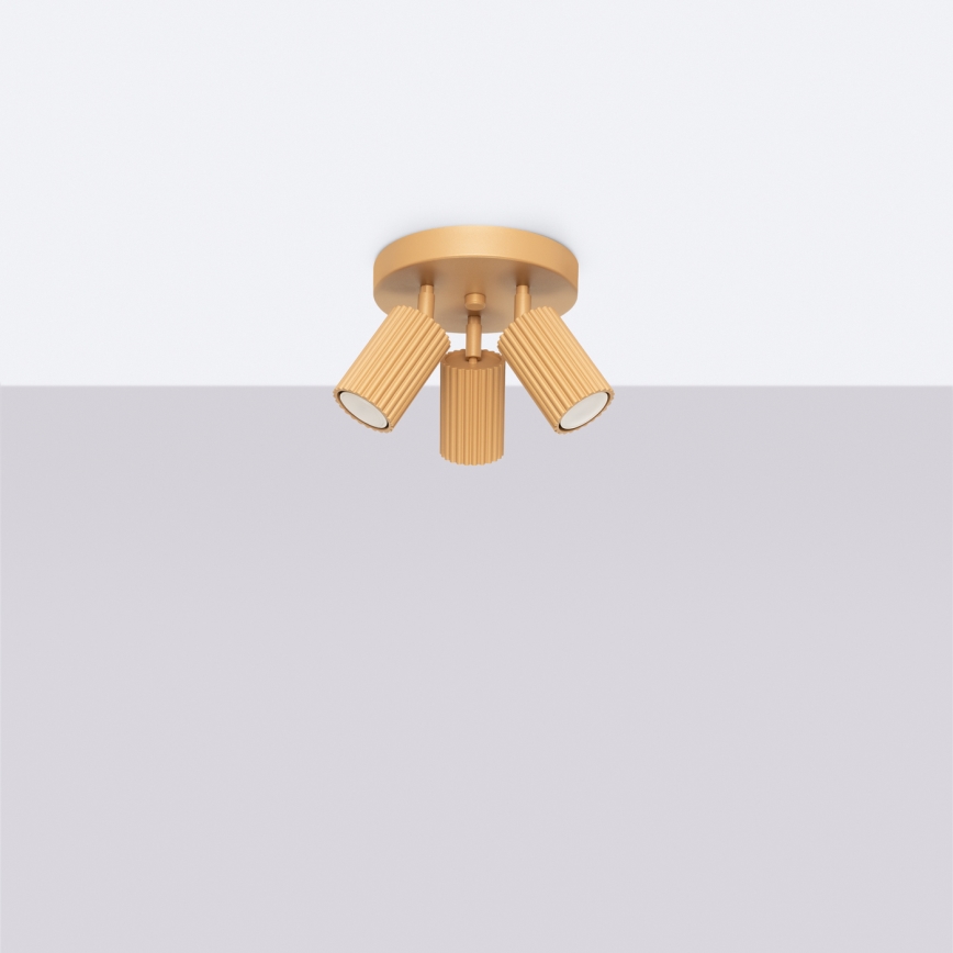 Brilagi - LED-spot CRESTO 3xGU10/10W/230V goud