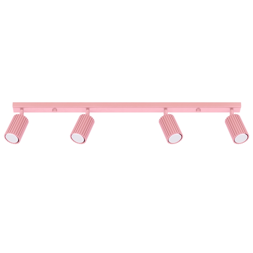 Brilagi - LED-spot CRESTO 4xGU10/10W/230V roze