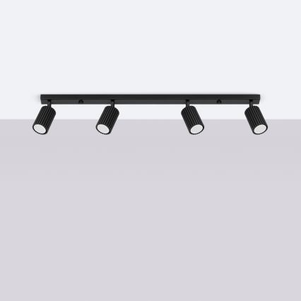 Brilagi - LED-spot CRESTO 4xGU10/10W/230V zwart