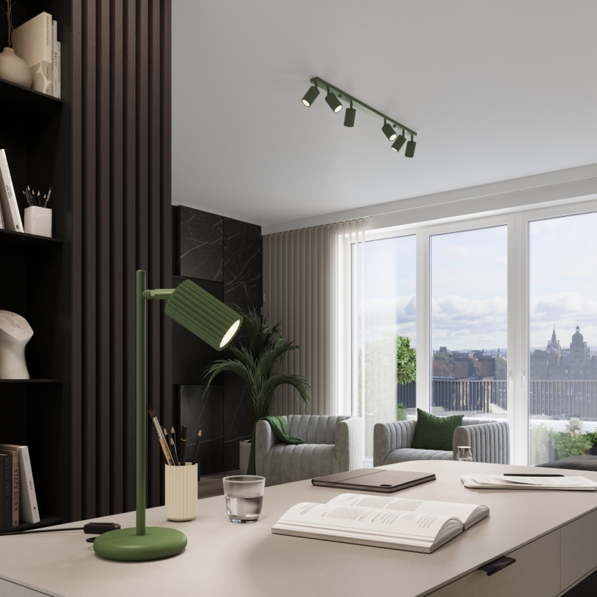 Brilagi - LED-spot CRESTO 6xGU10/10W/230V groen