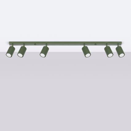 Brilagi - LED-spot CRESTO 6xGU10/10W/230V groen