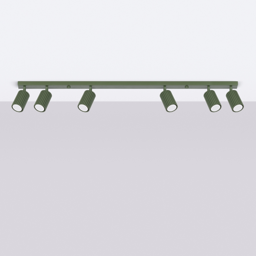 Brilagi - LED-spot CRESTO 6xGU10/10W/230V groen