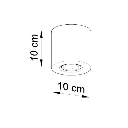 Brilagi -  LED spot FRIDA 1xGU10/7W/230V beton