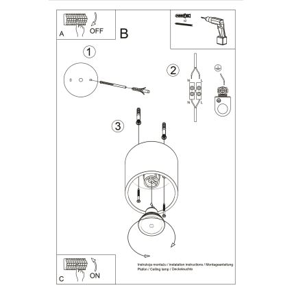 Brilagi -  LED spot FRIDA 1xGU10/7W/230V zwart