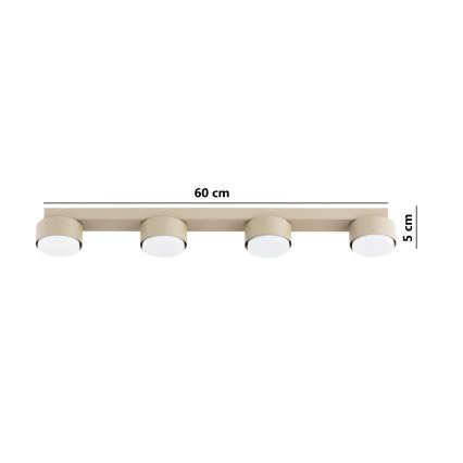 Brilagi - LED spot MONO 4xGX53/12W/230V beige