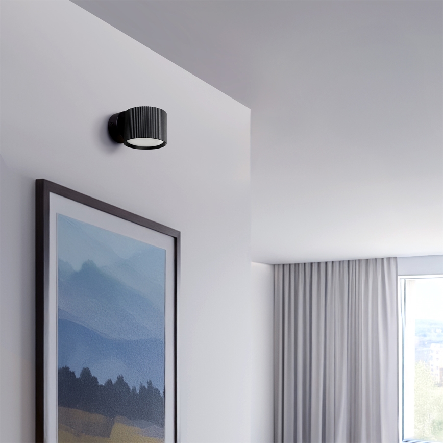 Brilagi - LED Spot mural STRIPY 1xGX53/15W/230V noir