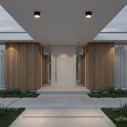 Brilagi - LED Spot pour salle de bains SMOOTH 1xGX53/15W/230V noir IP65