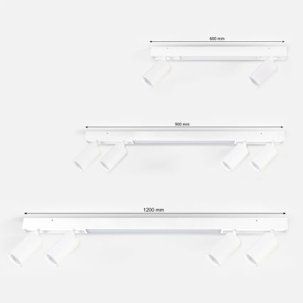 Brilagi - LED spot SELE 2xGU10/30W/230V + LED/15W wit
