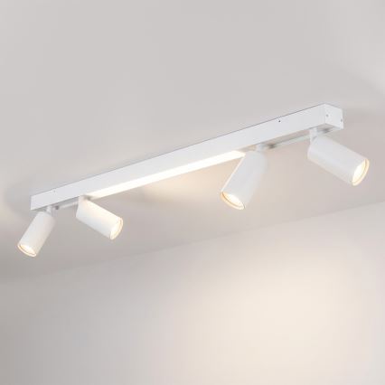 Brilagi - LED-spot SELE 4xGU10/30W/230V + LED/25W wit